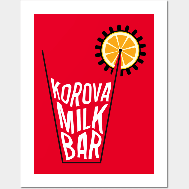 Korova Milk Bar Wall Art by SpaceOdyssey